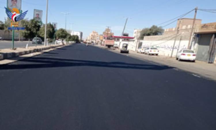 صنعاء: اعادة سفلتة شارع المطار حتى الحصبة